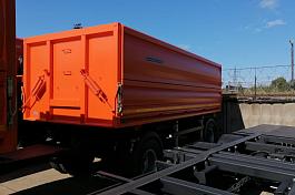 СпецАвтоКам 85311В прицеп 2-х осный самосвальный 6100мм (полог+тент площадка)